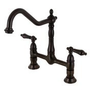 Bridge Kitchen Faucet, Heritage, Two-Handle in Oil Rubbed Bronze