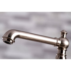 Bridge Kitchen Faucet, Tulare, Two-Handle with Side Sprayer in Brushed Nickel