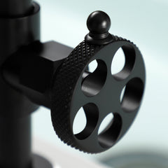 Bridge Kitchen Faucet, Webb, Two-Handle with Side Sprayer in Matte Black