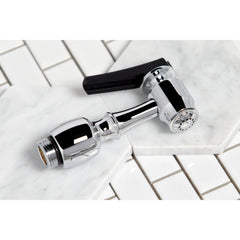 Bridge Kitchen Faucet, Wilshire, Two-Handle 4-Hole in Polished Chrome