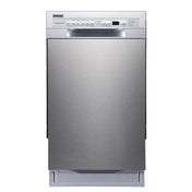Built-In Dishwasher, 18 Inch, 8 Place Settings, Stainless Steel