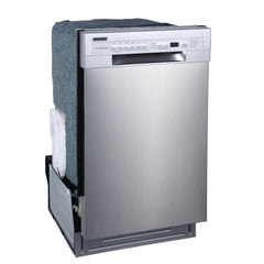Built-In Dishwasher, 18 Inch, 8 Place Settings, Stainless Steel