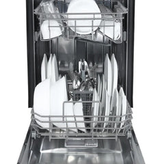 Built-In Dishwasher, 18 Inch, 8 Place Settings, Stainless Steel