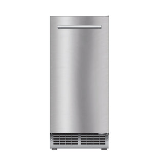 Built-In Ice Maker, Clear Gourmet Ice, 15 Inch, Stainless Steel, Silver