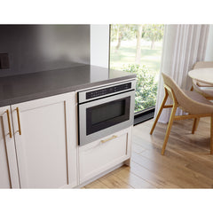 Built-In Microwave Drawer, 24 In., 1.2 Cu. Ft., Sensor Cooking, Stainless Steel
