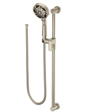 Massaging Multi Function Handheld Shower Head in Brushed Nickel