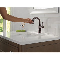 Cassidy Single Hole Pull Out Sprayer Bathroom Faucet, Single Handle Bathroom Sink Faucet in Bronze | product photo