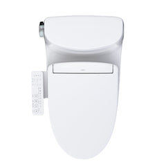 WASHLET+® Carlyle® II One-Piece Elongated 1.28 GPF Toilet and WASHLET+® S2 Bidet Seat, Cotton White - MW6143346CEFG#01 | product photo