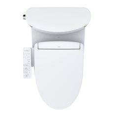 WASHLET®+ Nexus® Two-Piece Elongated 1.28 GPF Toilet with S2 Bidet Seat, Cotton White - MW4423346CEFG#01 | product photo