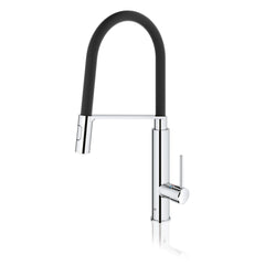 Concetto™ Semi-Pro Dual Spray Pull Down Single Handle Kitchen Faucet in StarLight Chrome | product photo