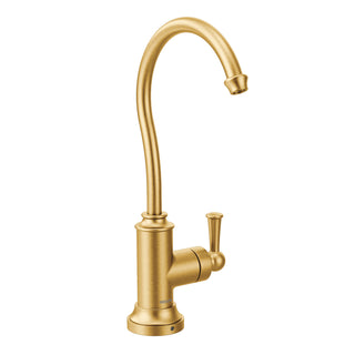 Sip Single Hole Cold Water Dispenser in Brushed Gold