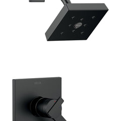 Linden 17 Series Dual-Function Tub Shower Faucet Set, In2ition Shower Handle Trim Kit in Matte Black | product photo