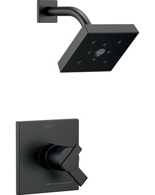 Linden 17 Series Dual-Function Tub Shower Faucet Set, In2ition Shower Handle Trim Kit in Matte Black