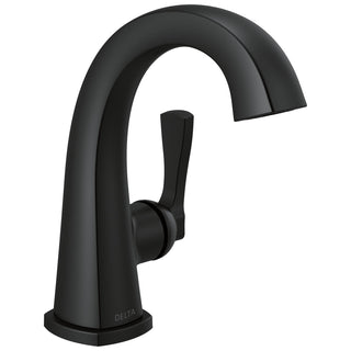 Single Handle Bathroom Faucet in Matte Black