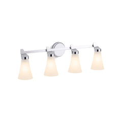 Kohler Simplice Four-Light Sconce in Polished Chrome | product photo