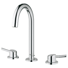 Concetto™ Widespread Bathroom Faucet with Drain Assembly in Star Light Chrome | product photo