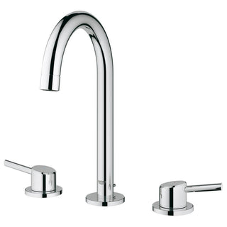 Concetto™ Widespread Bathroom Faucet with Drain Assembly in Star Light Chrome