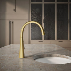 Kohler Graze Bar Swing Spout in Gold | product photo