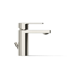 Kohler Parallel Single Hole Bathroom Faucet with Drain Assembly in Polished Nickel | product photo