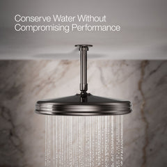 Rain Fixed Shower Head in Vibrant Titanium | product photo