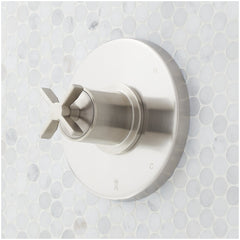 Vassor Pressure Balance Shower System - Brushed Nickel | product photo
