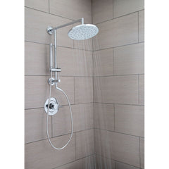 Annex Rail Slide Bar Shower Pipe in Chrome | product photo