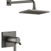 Pivotal® Shower Faucet Trim Kit with H2Okinetic® Technology in Lumicoat Black Stainless