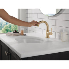 Trinsic Pull Down Bathroom Faucet in Champagne Bronze | product photo