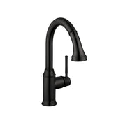 Talis C Pull Down Single Handle Kitchen Faucet in Matte Black