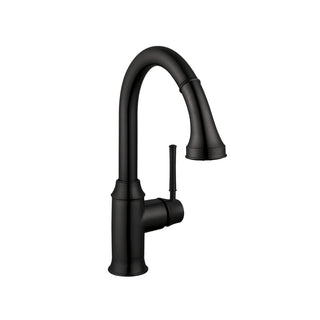 Talis C Pull Down Single Handle Kitchen Faucet in Matte Black