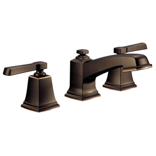 Boardwalk Traditional Two-Handle High-Arc Widespread Bathroom Faucet With Drain Assembly, Valve Included in Bronze
