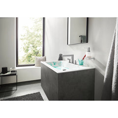 Finoris Widespread Faucet 110 with Pop-up Drain, 1.2 GPM in Chrome | product photo