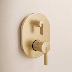 Cia M-CORE Transfer Valve Trim in Brushed Gold | product photo
