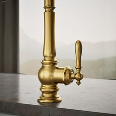 Kohler Artifacts Pull Down Single Handle Kitchen Faucet | detail photo