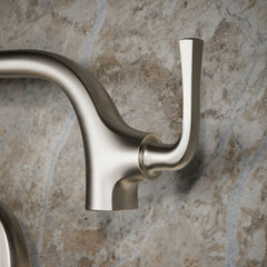 Kohler Graze Wall-Mount Pot Filler Faucet, Swing Arm Kitchen Pot Filler Faucet in Vibrant Stainless | detail photo