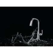 Stryke Pull Down Single Handle Kitchen Faucet in Arctic Stainless