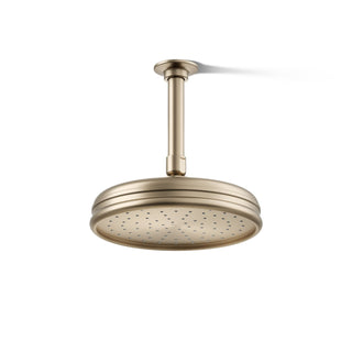 Traditional 8" 2.5 GPM Rain Shower Head in Vibrant Brushed Bronze