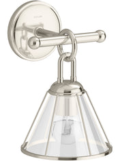 Terret 11-In One-Light Sconce in Polished Nickel