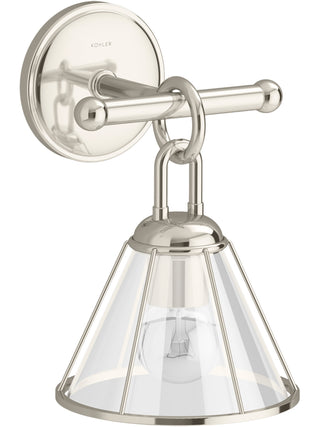 Terret 11-In One-Light Sconce in Polished Nickel