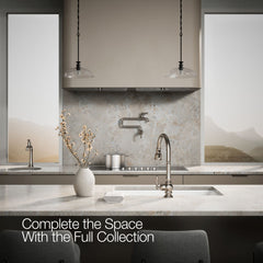 Kohler Artifacts Touchless Pull Down Kitchen Sink Faucet with Three-Function Sprayhead in Vibrant Stainless | product photo