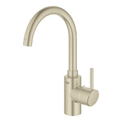 Concetto™ Single Hole Bathroom Faucet with Drain Assembly in Brushed Nickel