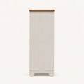Side | true side profile of the wine cabinet on paper, showing its depth