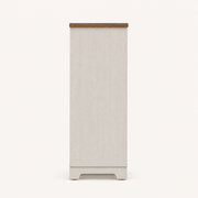 Side | true side profile of the wine cabinet on paper, showing its depth