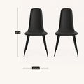 Size | overall height and width of each chair