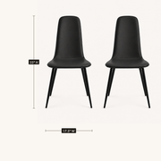 Size | overall height and width of each chair