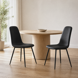 Kolvern Capistello Vegan Leather Dining Chair Pair