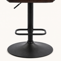 Detail | the pedestal column, lift lever, footrest ring and base where it meets the floor