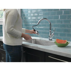 Leland Pull Down Sprayer Touch Kitchen Sink Faucet, Touch Control Kitchen Faucet in Chrome | product photo