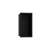 XtraStoris Individual Wall Niche Matte Black with Design Frame 12" x 6" x 4"