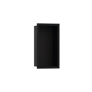 XtraStoris Individual Wall Niche Matte Black with Design Frame 12" x 6" x 4"